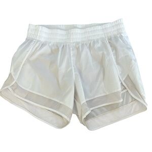 Athleta Mesh Racer Run Short 4” Lined Athletic Zip Pocket Small